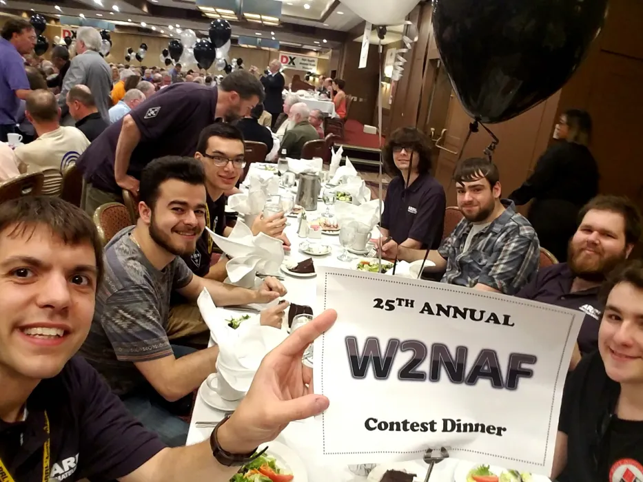 Nathaniel Frissell W2NAF, Chris Harrsch KD2GYD, Josh Vega KD2NKK, Phil Erickson W1PJE, Brendan Keogan KD2LXD, Nick Zito KD2MCS, Josh Katz KD2JAO, and Spencer Gunning K2AEM