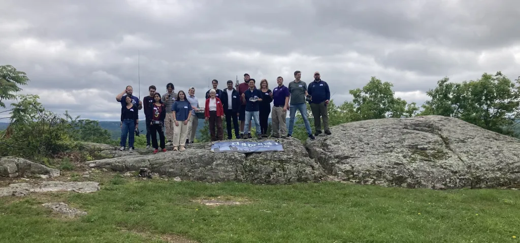 HamSCI Group photo at Jenny Jump NJ